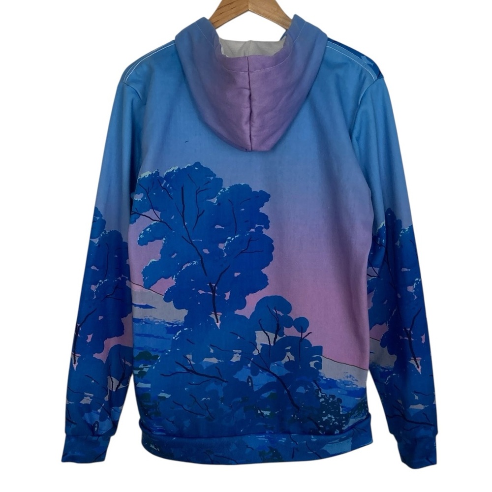 Vapor95 Mt. Fuji Fleece Hoodie Sweatshirt View 3